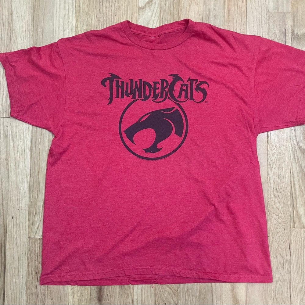 Thundercats T-Shirt Red Large Cartoon Tee Nostalgia